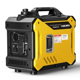 Super quiet Inverter Generator 2000w portable generator, ultra light EPA compliant (Color: as Pic)