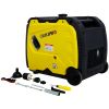 Super quiet Inverter Generator 4500w portable generator electric start, foldable handle with wheel,212cc 4 stroke CARB EPA compliant